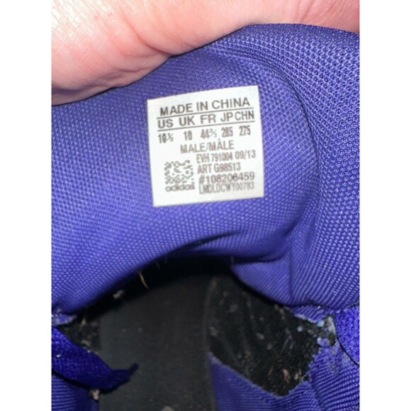 Adidas Originals Attitude Hi G98513 Purple Silver White Men 10.5 Retro Shoes - Picture 10 of 16